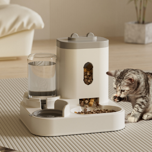 🐾 2026 Sale — Over 31,200 Sold!✨2-in-1 Pet Automatic Feeder & Water Dispenser 🥣