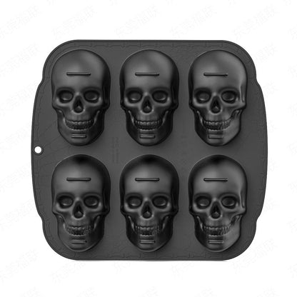 🎉 2026 Sale — Over 26800 Sold!💀 Skull Silicone Cake Mold – Creative 🧁