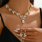 🎉 2026 Sale — Over 27,300 Sold!💞 Sparkling Teardrop Pendant Jewelry Set – Elegant ✨