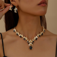 🎉 2026 Sale — Over 27,300 Sold!💞 Sparkling Teardrop Pendant Jewelry Set – Elegant ✨