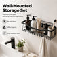 🎉 2026 Sale — Over 35,400 Sold!💞 Drill-Free Bathroom Shelf Set – Rustproof 🛁