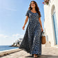 🎉 2026 Sale — Over 28200 Sold!💞 Women's Leopard Print Maxi Dress‑Plus‑Size Friendly 🐆
