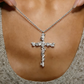 🎉 2026 Sale — Over 23100 Sold!💞 Radiant Cross Necklace‑Twisted Chain ✨