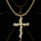 🎉 2026 Sale — Over 23100 Sold!💞 Radiant Cross Necklace‑Twisted Chain ✨