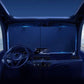 🎉 2026 Sale — Over 29300 Sold!💞 Universal Fit Retractable Windshield Shade‑Insulating 🚘