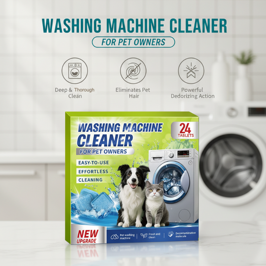 🐾 2026 Sale — Over 23,500 Sold!✨ Pet‑Owner Washing Machine Cleaner Tablets 🧼