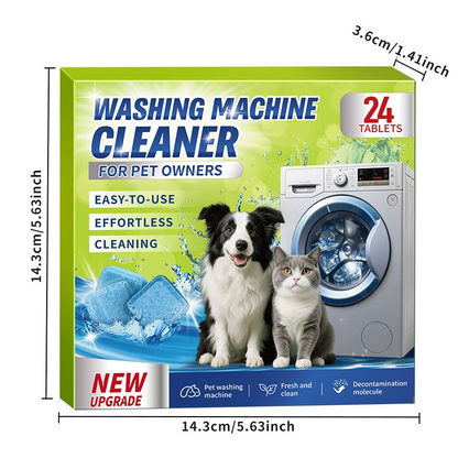 🐾 2026 Sale — Over 23,500 Sold!✨ Pet‑Owner Washing Machine Cleaner Tablets 🧼