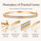🎉 2026 Sale — Over 20700 Sold!💞 Retro Rhinestone Gold‑Tone Cuff Bangle‑Vintage Glam ✨