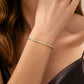 🎉 2026 Sale — Over 20700 Sold!💞 Retro Rhinestone Gold‑Tone Cuff Bangle‑Vintage Glam ✨