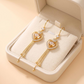 🎉 2026 Sale — Over 29,000 Sold! 💖 Heart‑Shaped Zircon Tassel Dangle Earrings ✨