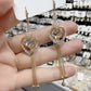 🎉 2026 Sale — Over 29,500 Sold!💖 Statement Heart Tassel Earrings – Sparkling ✨