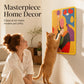 🎉 2026 Sale — Over 20200 Sold!💞 Wall Mounted Artistic Sisal Cat Scratcher‑Decorative 🐱