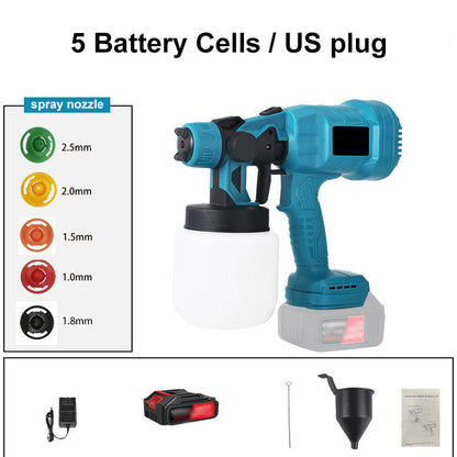 🎉 2026 Sale — Over 23600 Sold!💞 Wireless Electric Paint Sprayer‑Brushless Motor 🎨