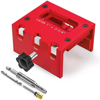 🎉 2026 Sale — Over 24,100 Sold!🔨 Door Latch Mortising Jig Kit – Precise 🚪