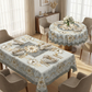 🎉 2026 Sale — Over 25,400 Sold!🌸 Embossed Floral Waterproof Tablecloth ✨