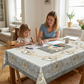 🎉 2026 Sale — Over 25,400 Sold!🌸 Embossed Floral Waterproof Tablecloth ✨