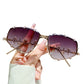 🕶️ 2026 Sale — Over 28,600 Sold!✨ Women's Rhinestone Decor Sunglasses 💎