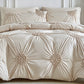 🎉 2026 Sale — Over 23,600 Sold!🎯 Elegant Pinch Pleat Duvet Cover Set – Soft 🛏️