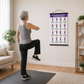 🎉 2026 Sale — Over 12,800 Sold!🧓 Tai Chi Workout Poster for Seniors – Standing & Chair Exercise Guide ✨