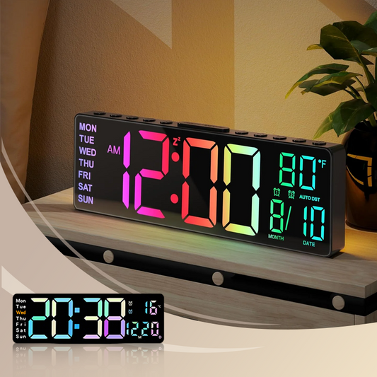 🎉 2026 Sale — Over 23,600 Sold!⏰ Colorful LED Digital Alarm Clock With Remote Control ✨