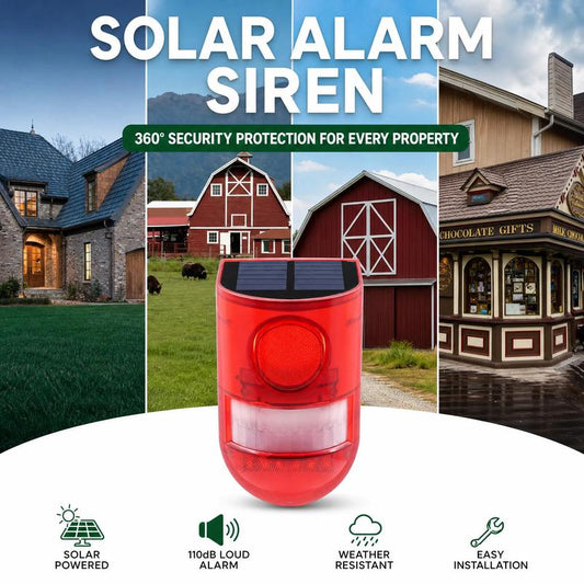 🎉 2026 Sale — Over 25,300 Sold!🌞 Solar Powered IR Motion Sensor Animal Repeller 110dB Alarm IP65 Waterproof ✨