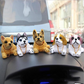 🎉 2026 Sale — Over 21,000 Sold!🚗 Cute Dog Bobblehead‑Nodding Car Dashboard Ornament 🐶