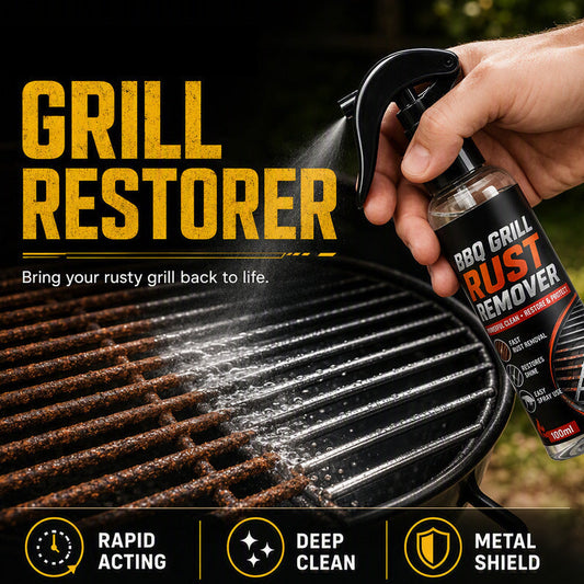 🎉 2026 Sale — Over 22,100 Sold!🔥BBQ Grill Rust Remover Spray 🧽
