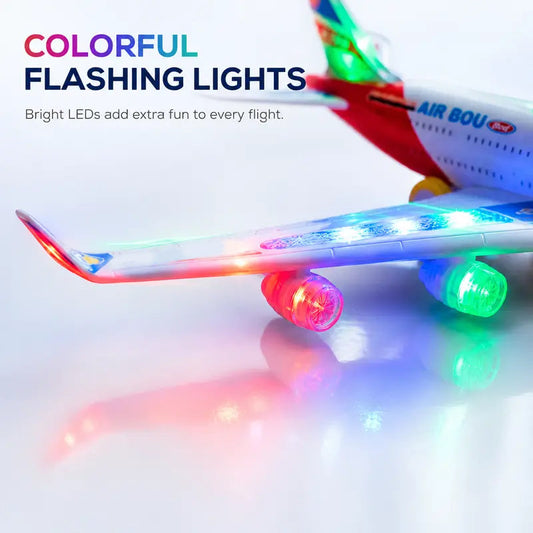 🎉 2026 Sale — Over 31,500 Sold!✈️Electric Toy Aircraft With Sound & LED Lights 💡