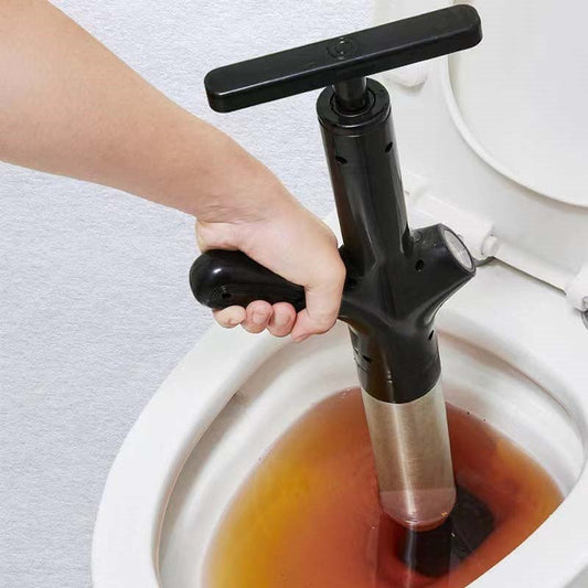 🎉 2026 Sale — Over 14,000 Sold!🚰 Handheld Pipeline Blockage Unclogger Set‑High Pressure Air Drain Cleaner with Replaceable Heads ✨