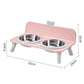 🐾 LIMITED-TIME 50% OFF 🍽️ Elevated Pet Double Bowls — Detachable, Ergonomic, Neck-Friendly