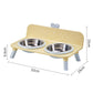 🐾 LIMITED-TIME 50% OFF 🍽️ Elevated Pet Double Bowls — Detachable, Ergonomic, Neck-Friendly