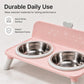 🐾 LIMITED-TIME 50% OFF 🍽️ Elevated Pet Double Bowls — Detachable, Ergonomic, Neck-Friendly